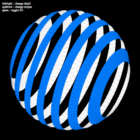 Sphere and stripes